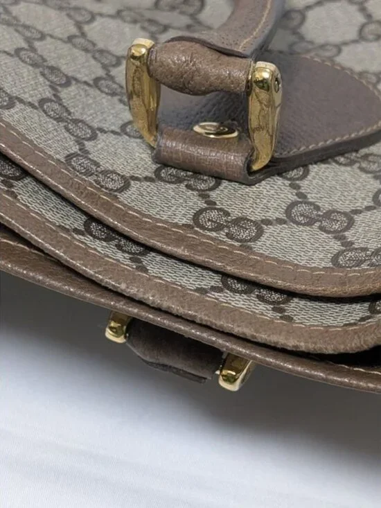 Gucci GG Supreme Interlocking 2-Way Handbag - Picture 6 of 11